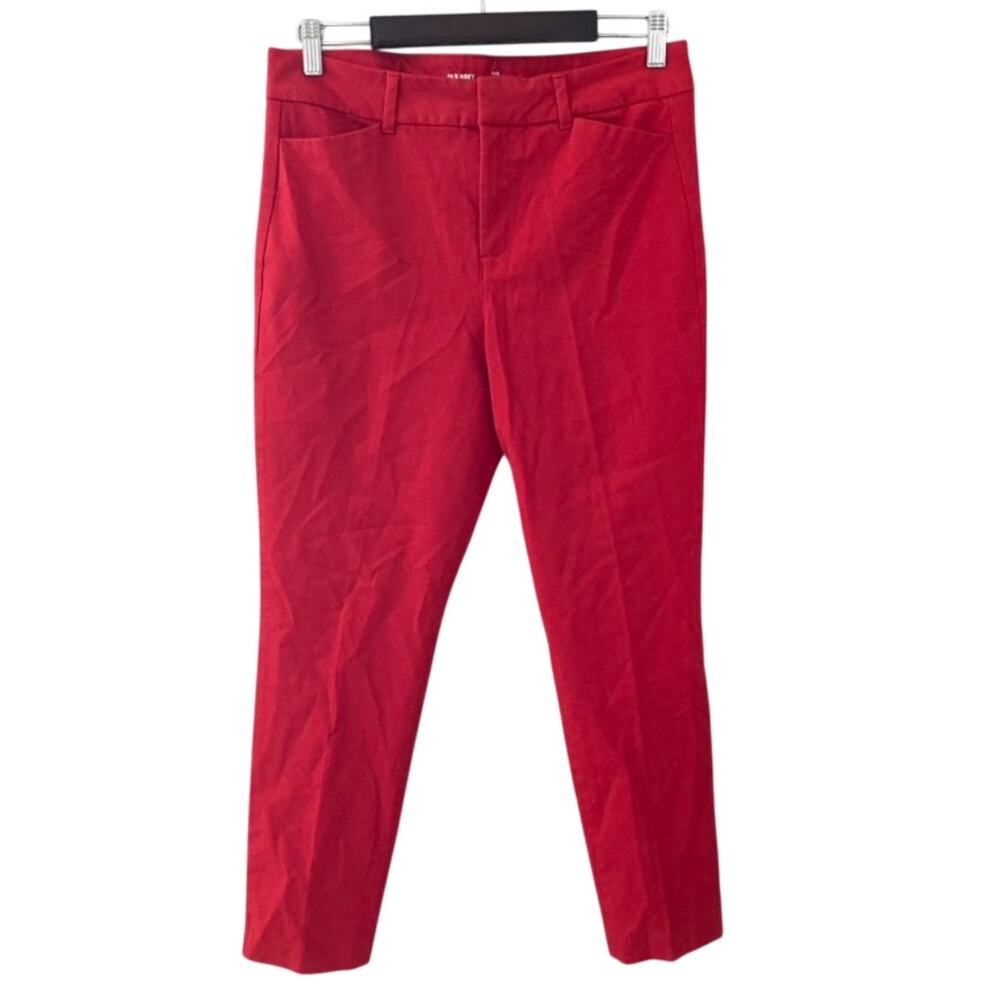 Old Navy Red High Rise Pixie Pants 10